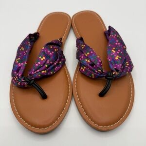 Matilda Jane Brilliant Daydream Floral Thong Sandals Size 8 Boho